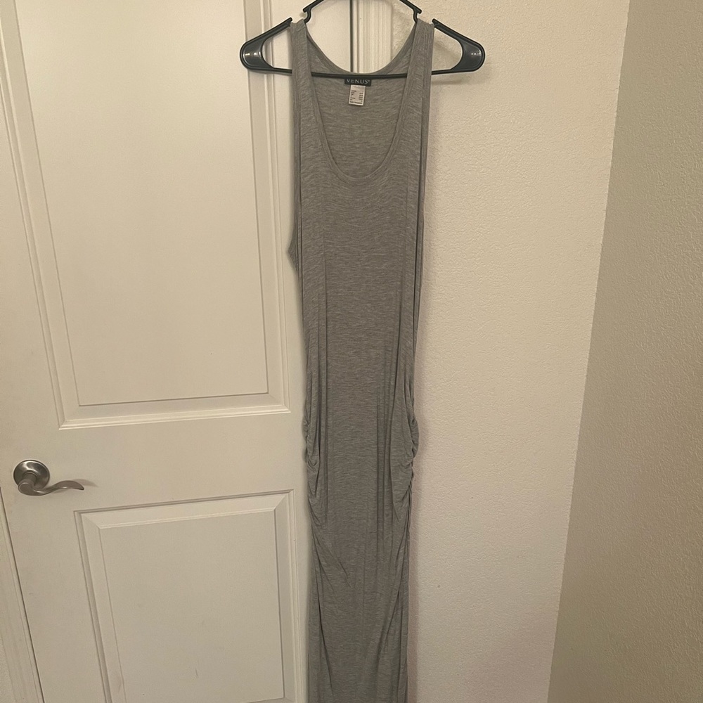 Venus Ruched Tank Maxi Dress